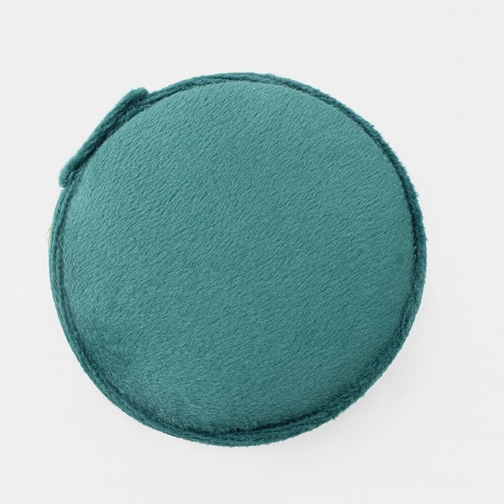 Boîte à Bijoux Ronde de Poche en Velours