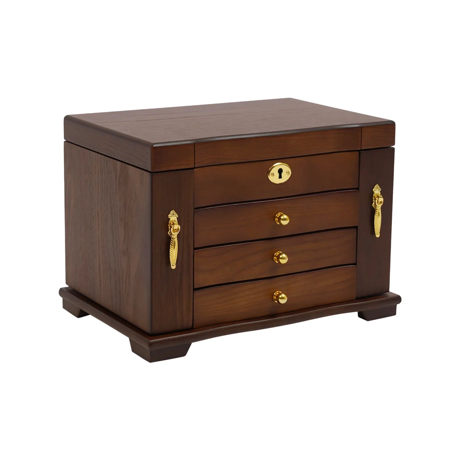 Boîte à Bijoux en Bois Style Bourgeois